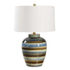 Uttermost Judarn Blue Brown Table Lamp UT-30493