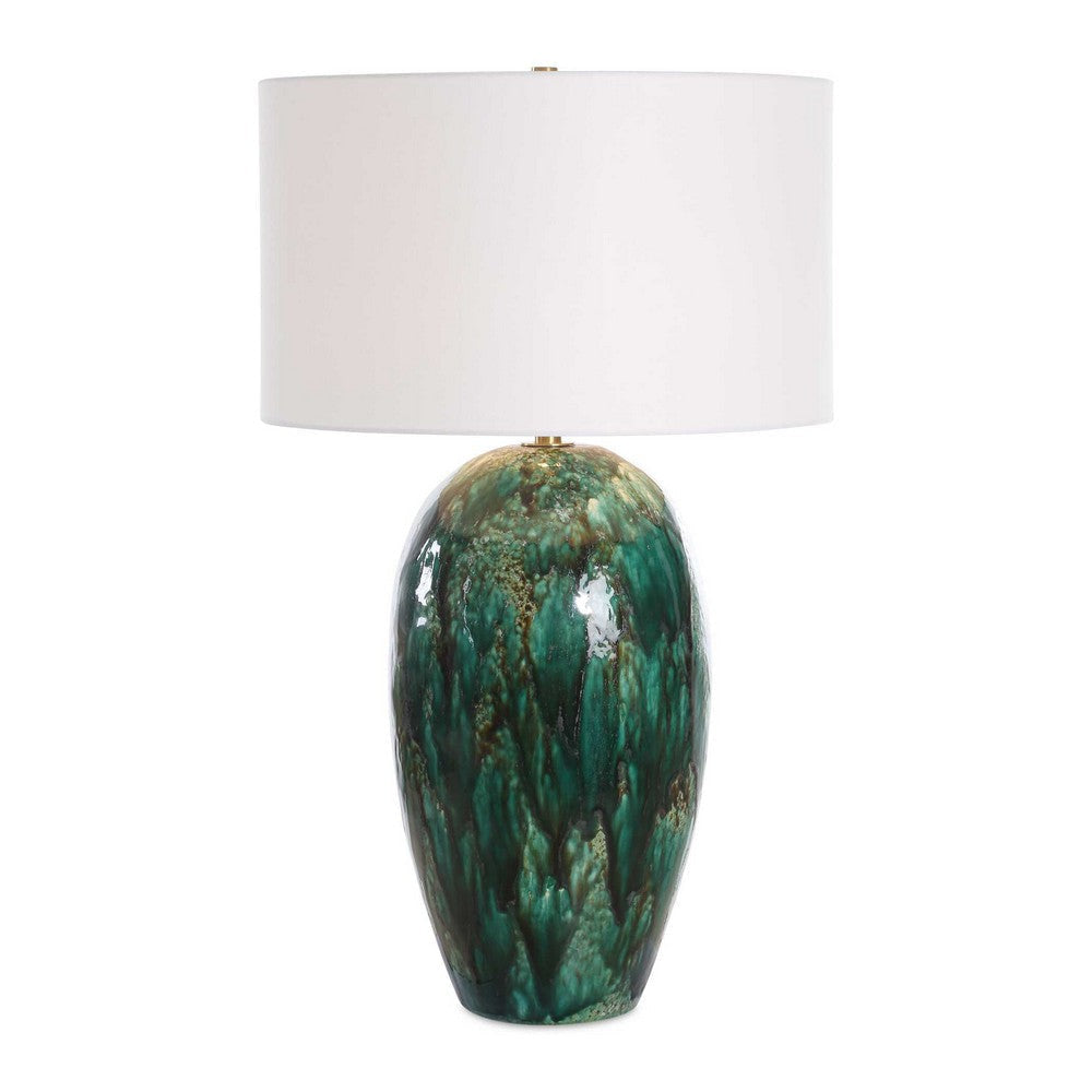 Uttermost Ceralene Green Table Lamp UT-30494