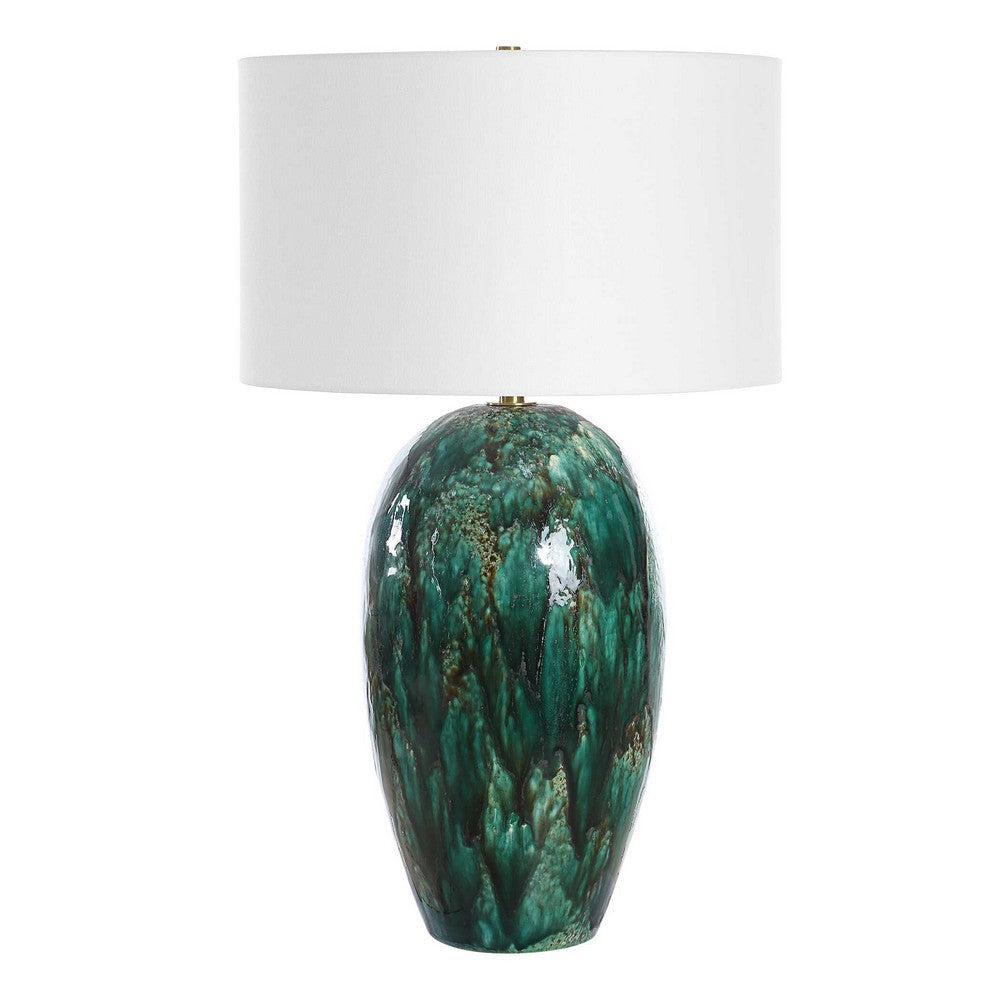 Uttermost Ceralene Green Table Lamp UT-30494