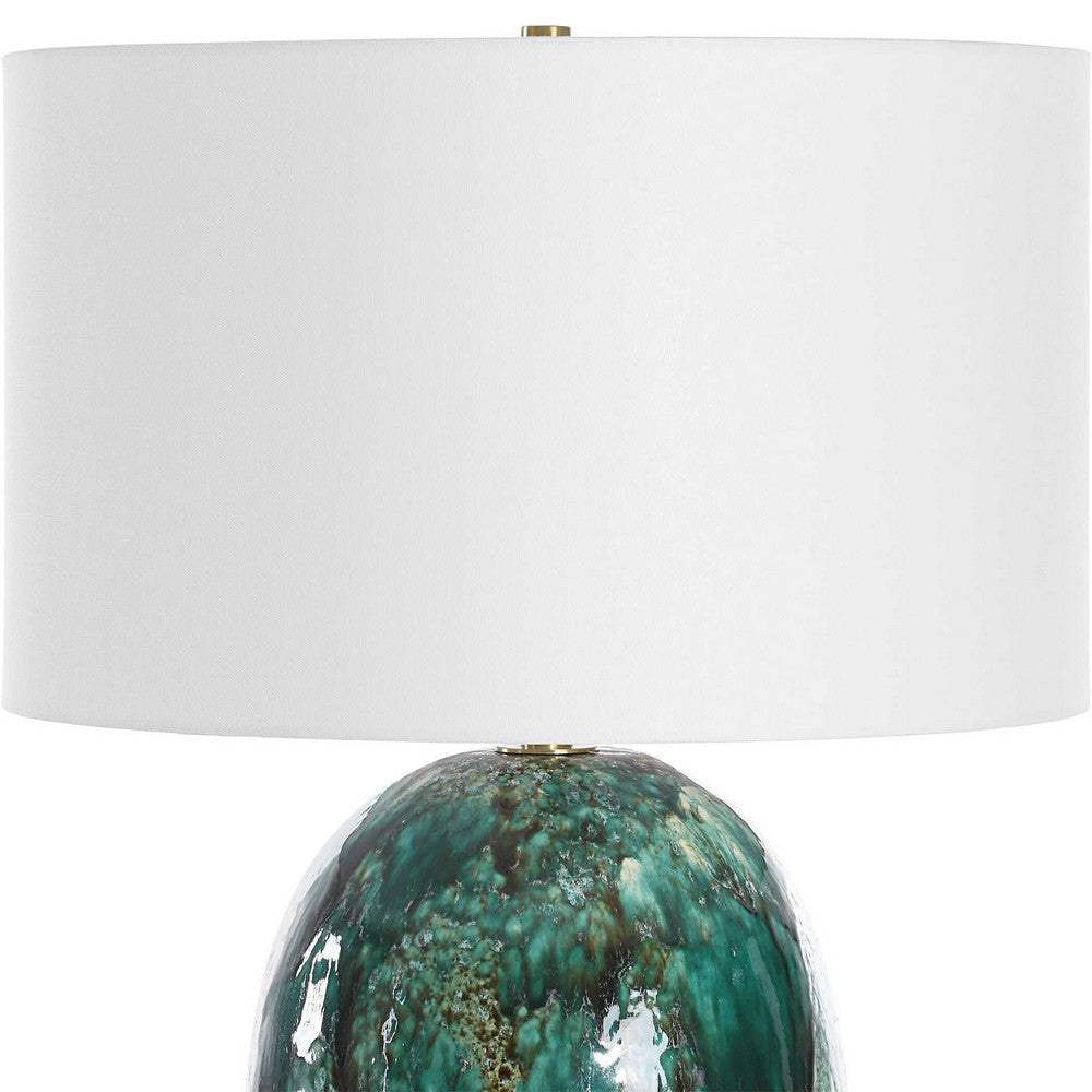 Uttermost Ceralene Green Table Lamp UT-30494