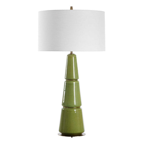 Uttermost Mendell Moss Green Table Lamp