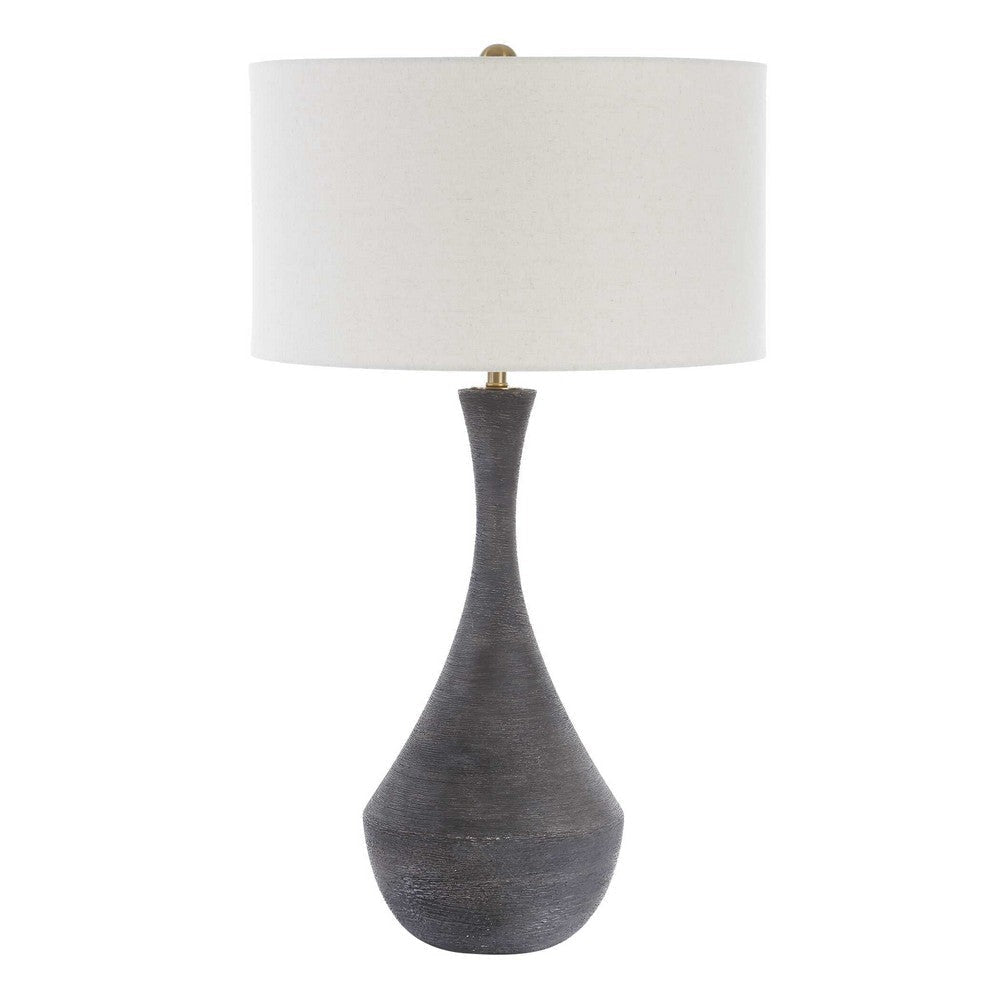 Uttermost Helston Dark Charcoal Table Lamp UT-30503