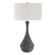 Uttermost Helston Dark Charcoal Table Lamp UT-30503