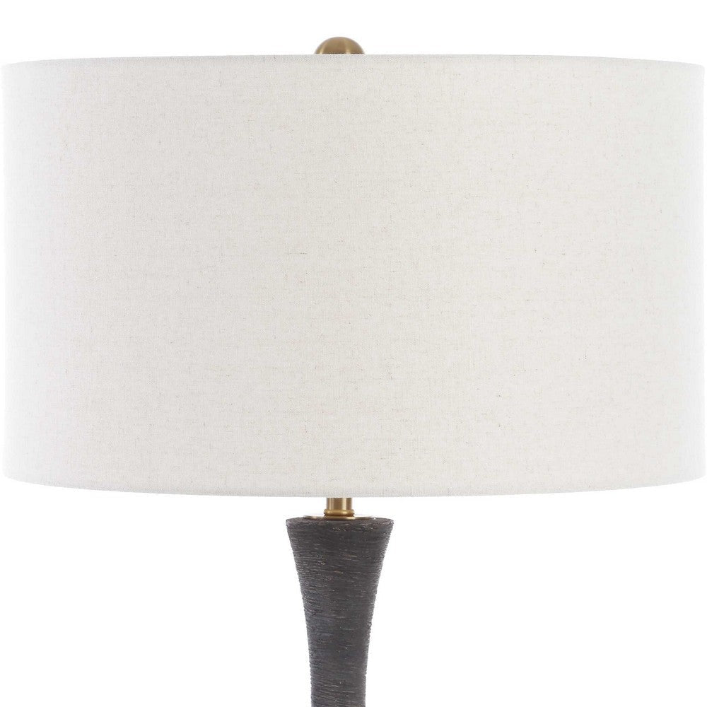 Uttermost Helston Dark Charcoal Table Lamp UT-30503