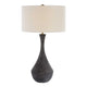 Uttermost Helston Dark Charcoal Table Lamp