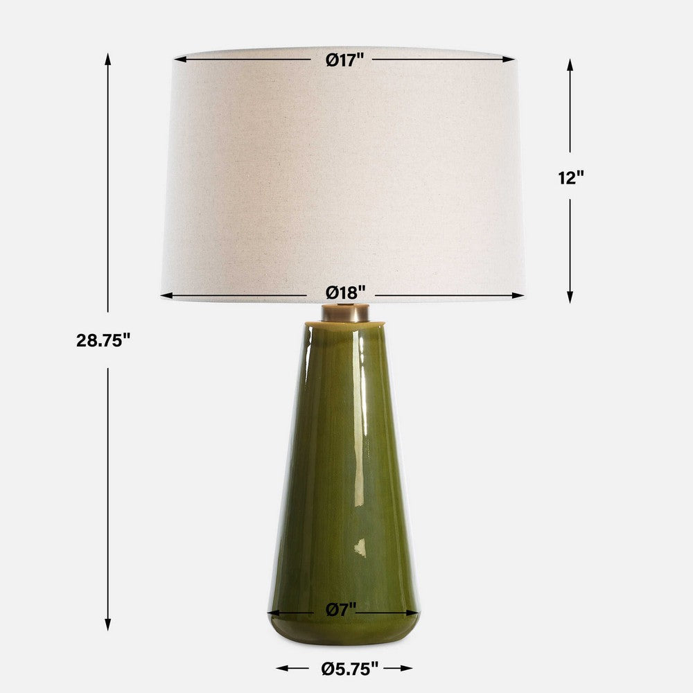 Uttermost Kelley Moss Green Table Lamp UT-30509