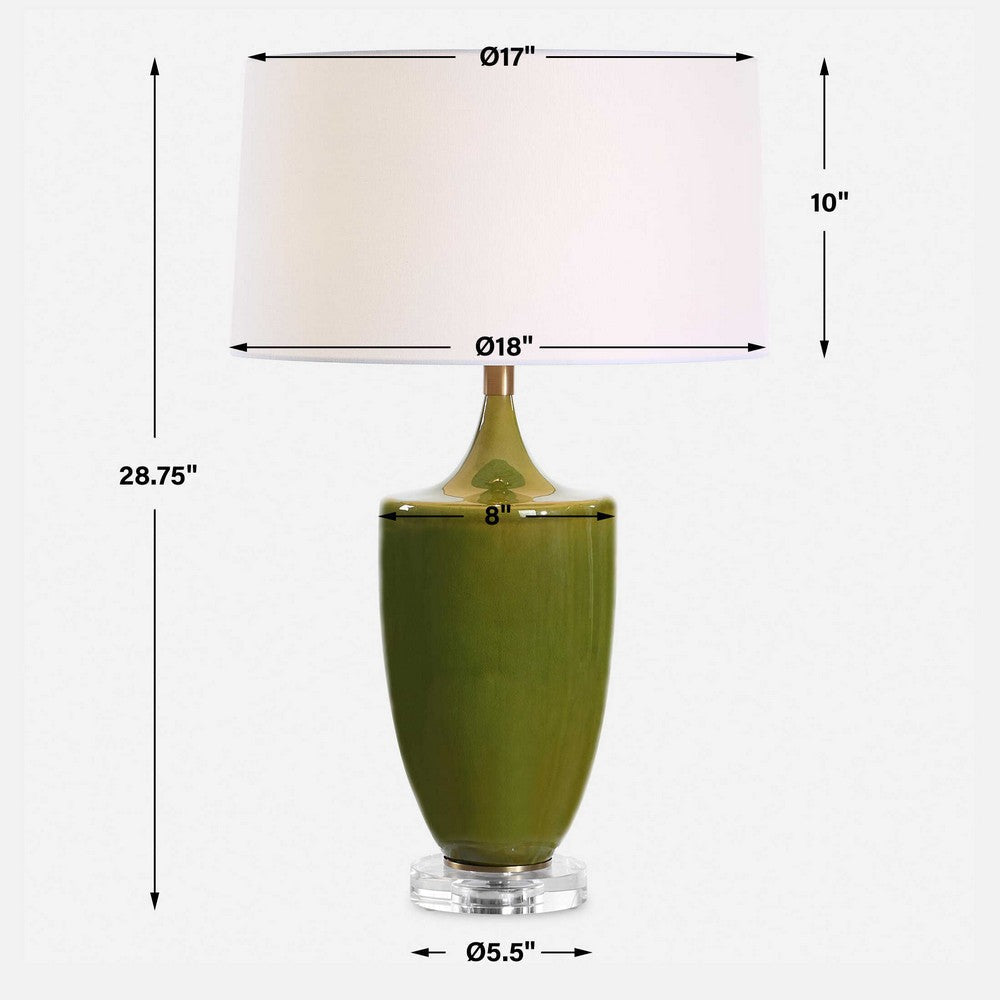 Uttermost Adela Moss Green Table Lamp UT-30510-1