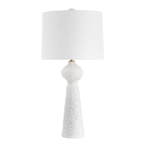 Uttermost Sonata Textured White Table Lamp