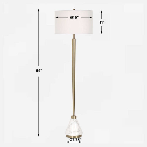Uttermost Curran Tapered Metal Floor Lamp