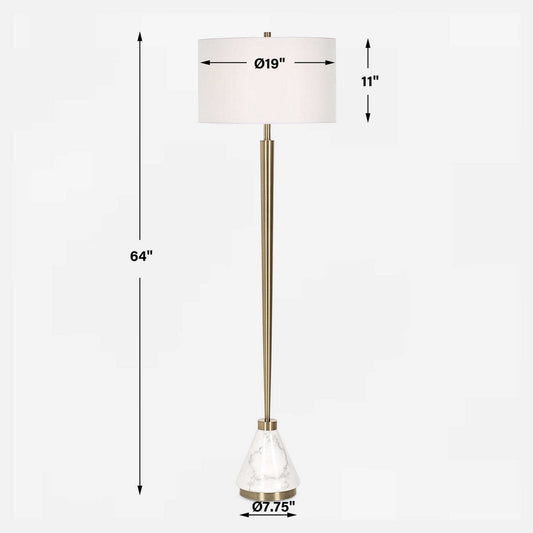 Uttermost Curran Tapered Metal Floor Lamp