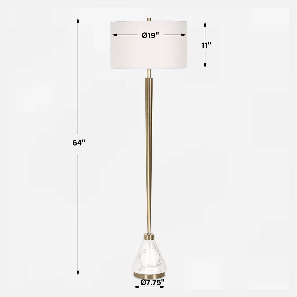 Uttermost Curran Tapered Metal Floor Lamp