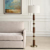 Uttermost 30516-1 Stacked - 1 Light Floor Lamp-62.5 Inches Tall and 18 Inches Wide UT-30516-1