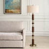 Uttermost 30516-1 Stacked - 1 Light Floor Lamp-62.5 Inches Tall and 18 Inches Wide