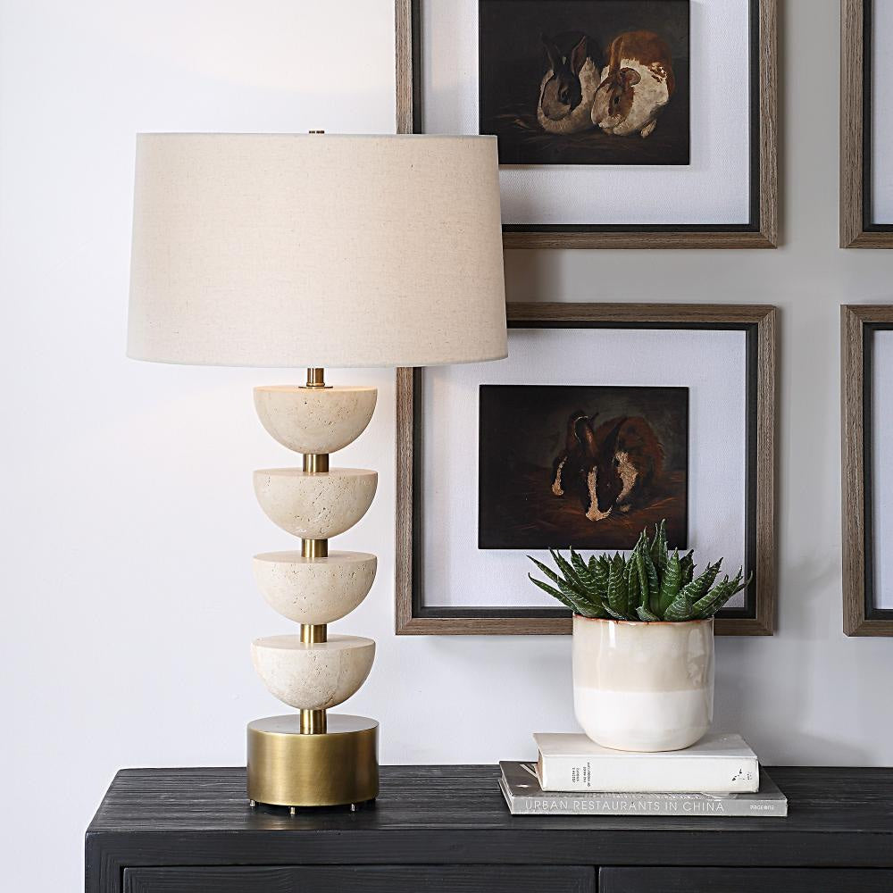 Uttermost 30517 Hemisphere - 1 Light Table Lamp-30.5 Inches Tall and 17 Inches Wide