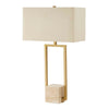 Uttermost Warrick Modern Travertine Table Lamp