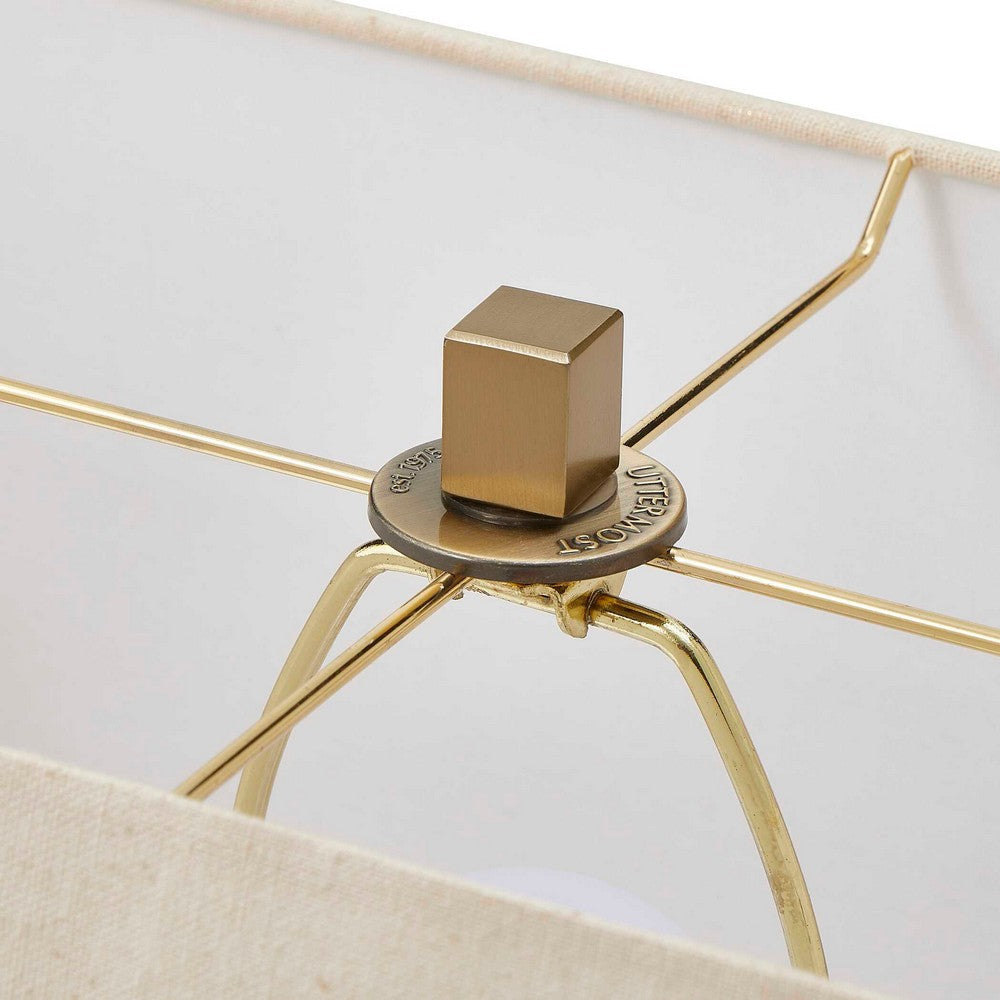 Uttermost Warrick Modern Travertine Table Lamp UT-30537-1