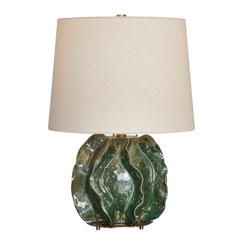 Uttermost Guinevere Deep Green Table Lamp