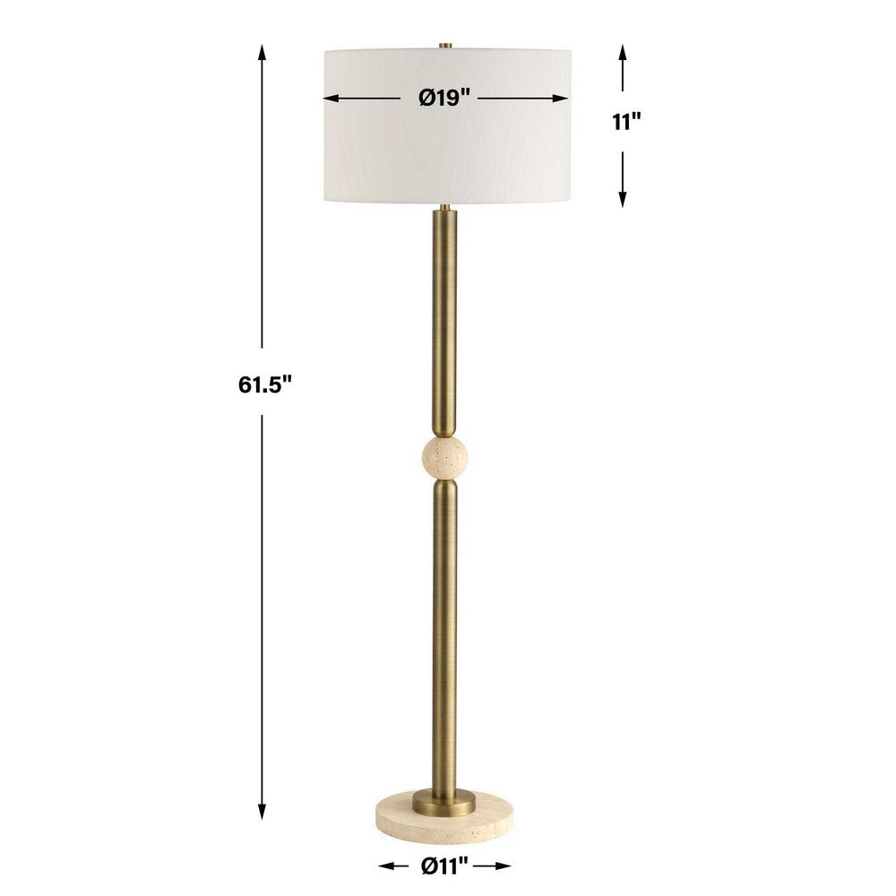 Uttermost Hudson Gold Floor Lamp UT-30547-1