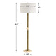 Uttermost Hudson Gold Floor Lamp UT-30547-1