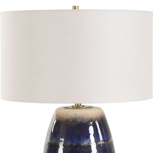 Uttermost Orleans Blue Glaze Table Lamp