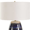 Uttermost Orleans Blue Glaze Table Lamp