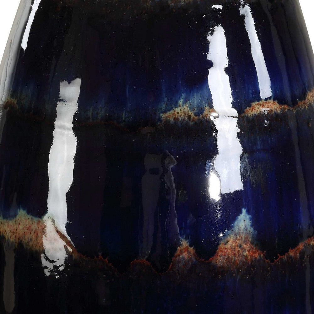 Uttermost Orleans Blue Glaze Table Lamp UT-30549