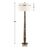 Uttermost Tyree Brown Marble Floor Lamp