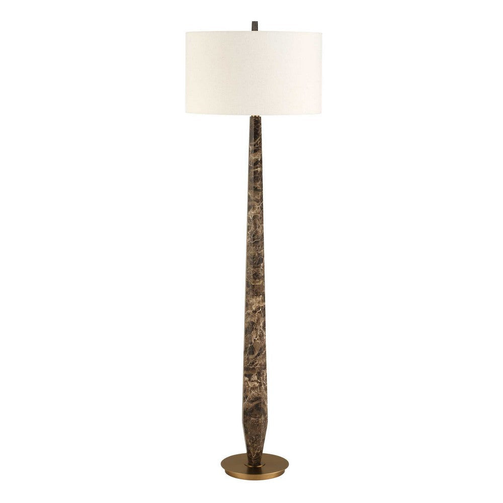 Uttermost Tyree Brown Marble Floor Lamp UT-30553