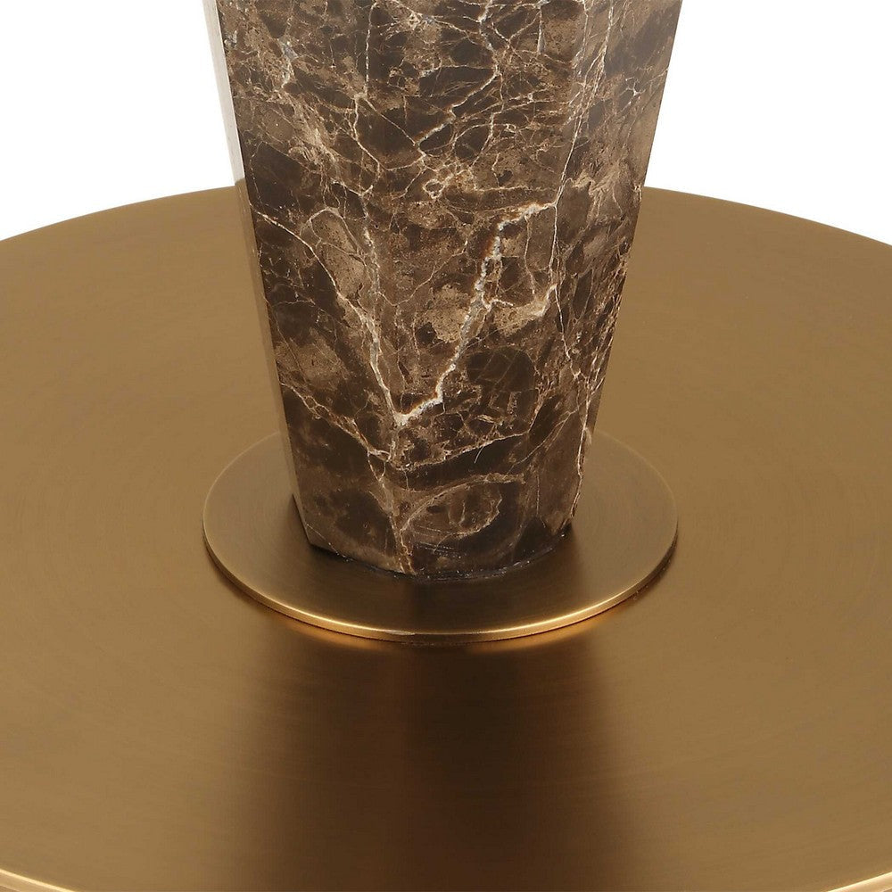Uttermost Tyree Brown Marble Floor Lamp UT-30553