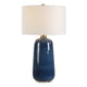 Uttermost Brae Blue Glaze Table Lamp