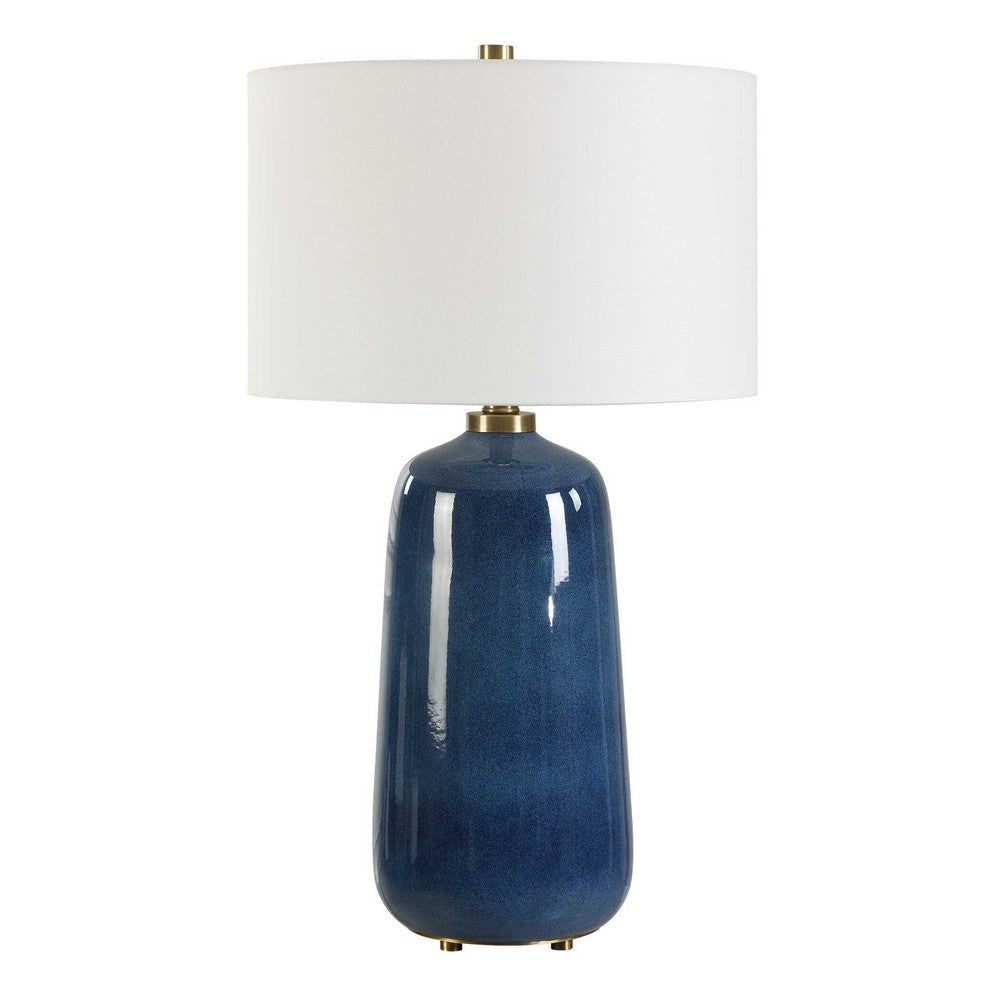 Uttermost Brae Blue Glaze Table Lamp UT-30566