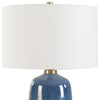 Uttermost Brae Blue Glaze Table Lamp UT-30566
