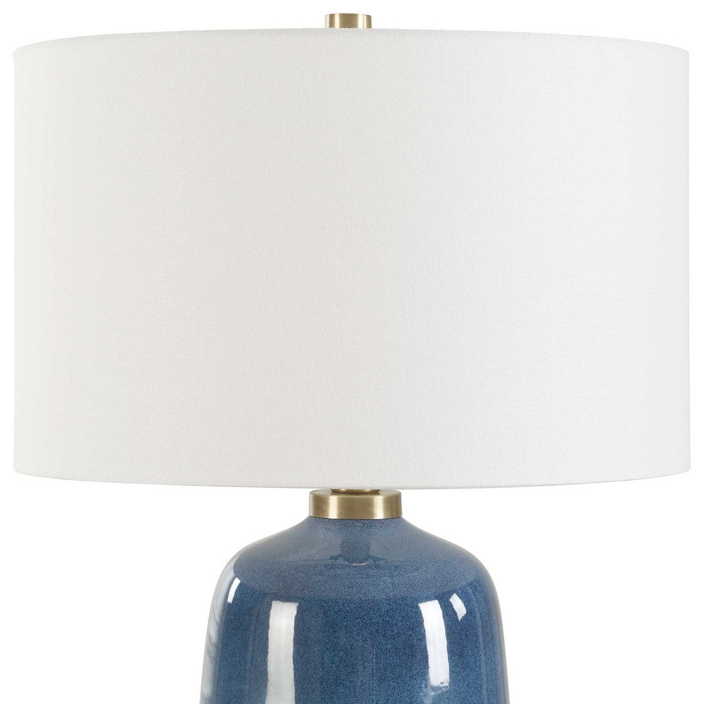 Uttermost Brae Blue Glaze Table Lamp UT-30566