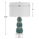 Uttermost Bonaire Teal Blue Table Lamp UT-30572