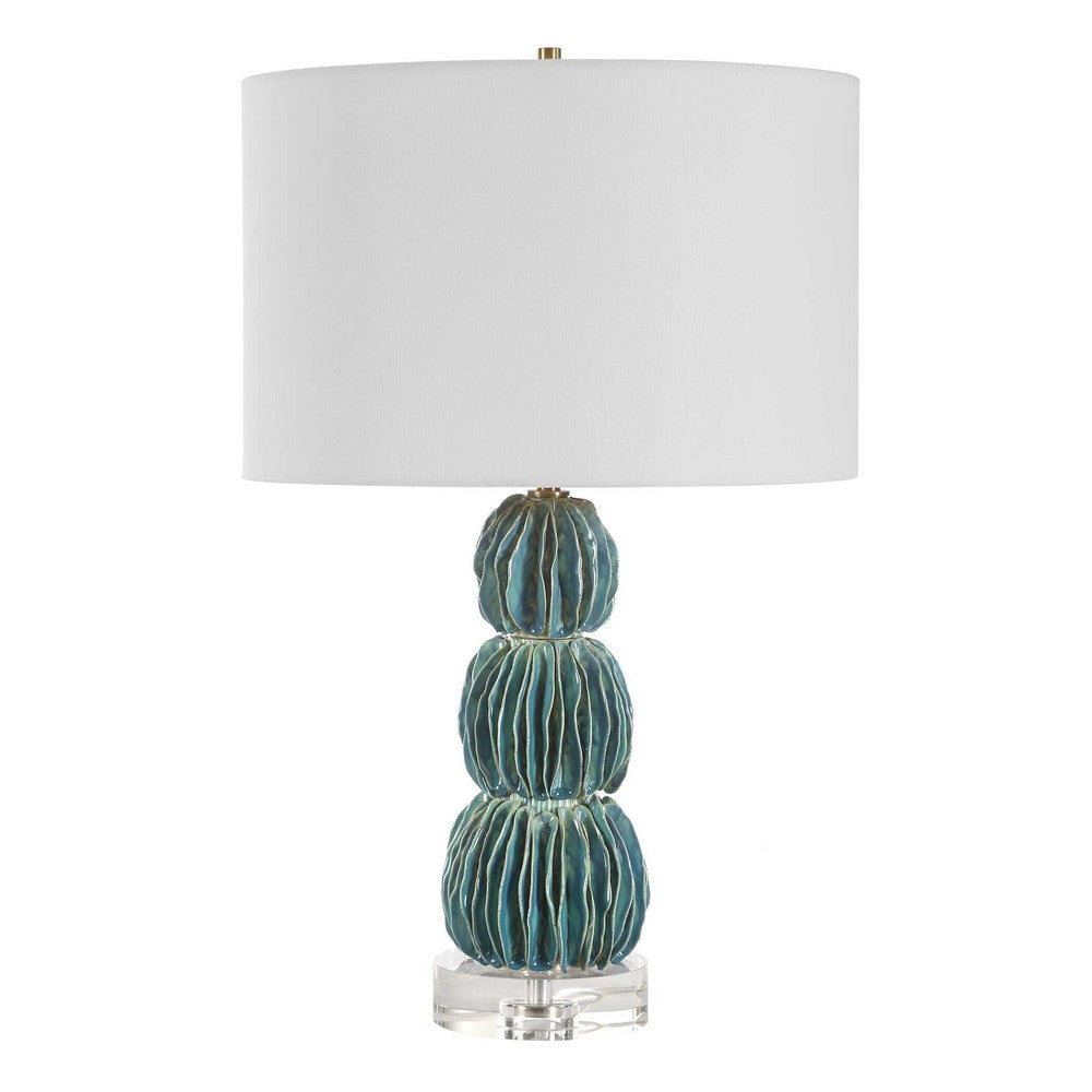 Uttermost Bonaire Teal Blue Table Lamp UT-30572