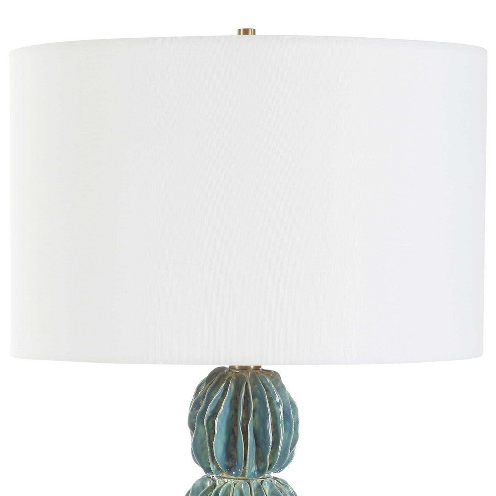 Uttermost Bonaire Teal Blue Table Lamp UT-30572