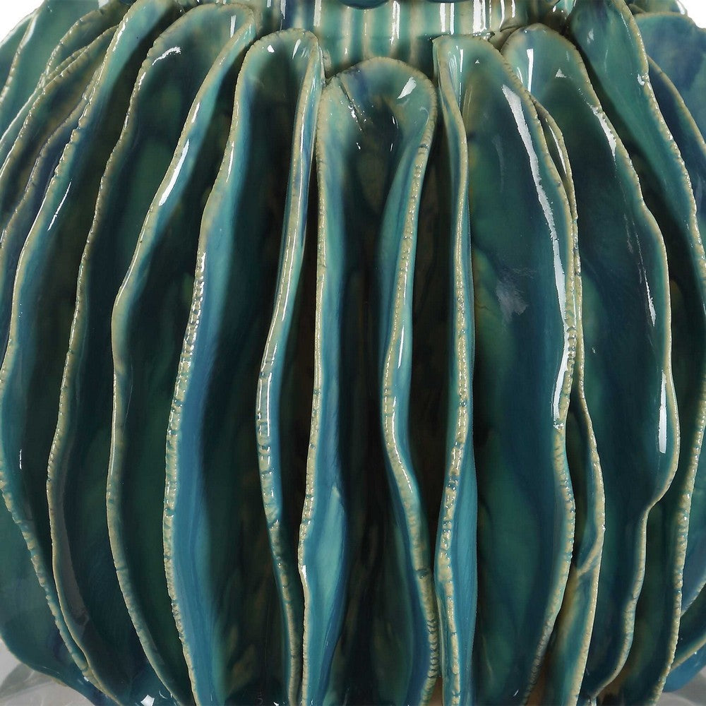 Uttermost Bonaire Teal Blue Table Lamp