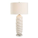 Uttermost Anneli White Swirl Table Lamp UT-30573