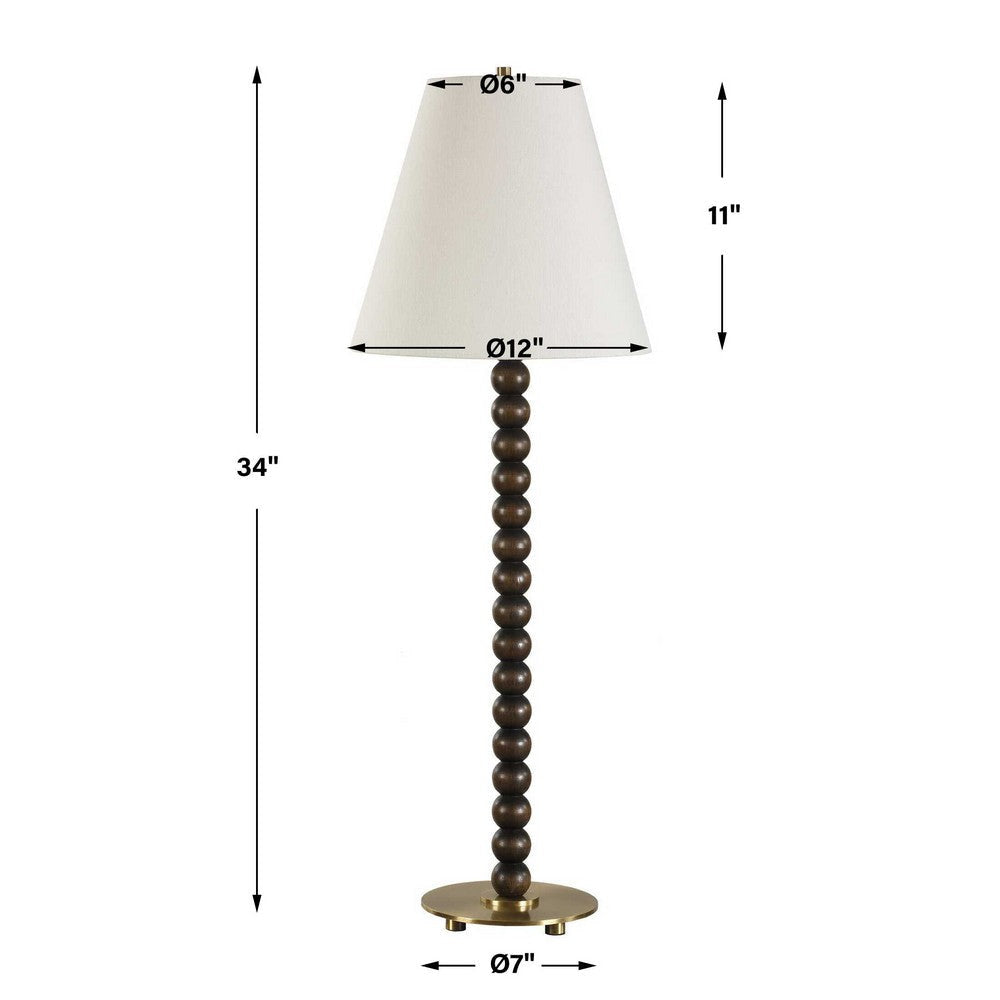 Uttermost Gallus Wood Spheres Table Lamp UT-30575