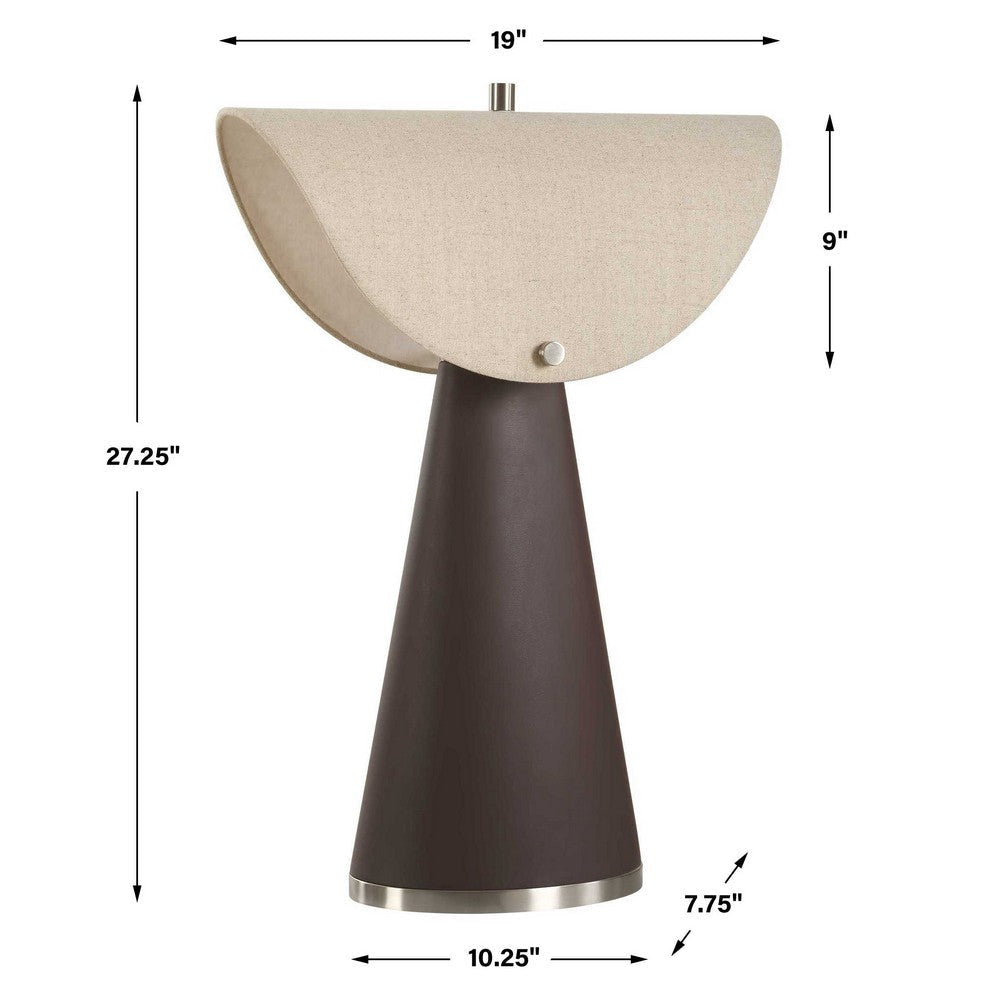 Uttermost Conover Brown Modern Table Lamp UT-30576-1