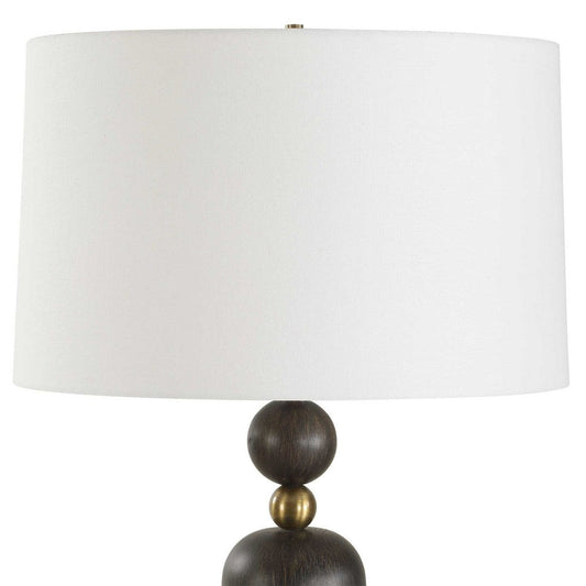 Uttermost McQuinn Dark Walnut Table Lamp