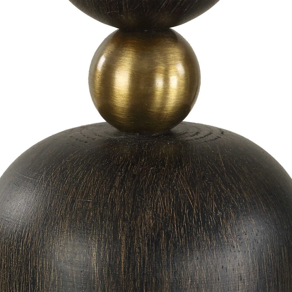 Uttermost McQuinn Dark Walnut Table Lamp UT-30588