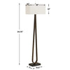 Uttermost Galloway Minimalist Bronze Floor Lamp UT-30591
