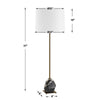 Uttermost Rowland Panda Marble Buffet Lamp UT-30599-1