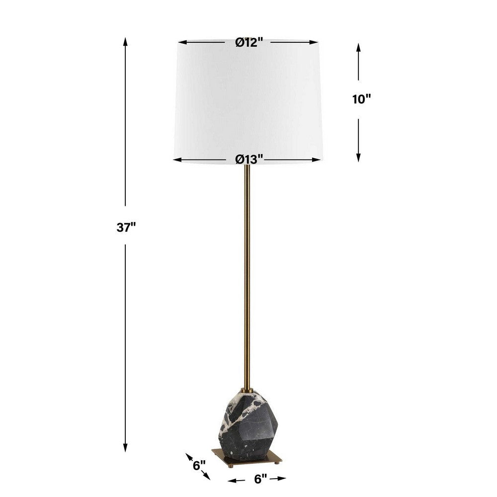 Uttermost Rowland Panda Marble Buffet Lamp UT-30599-1