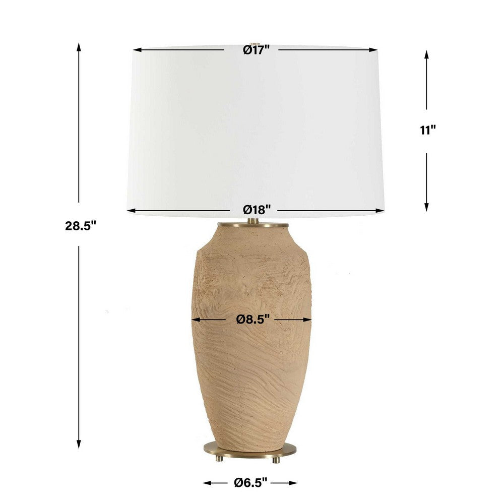 Uttermost Sandstone Flow Terracotta Table Lamp UT-30601