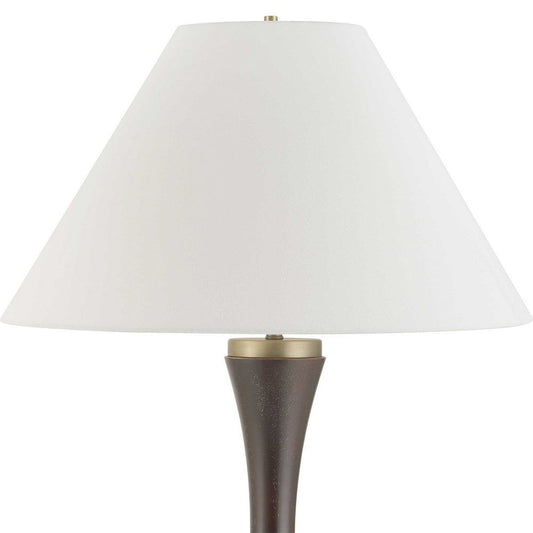 Uttermost Pravin Dark Wood Floor Lamp