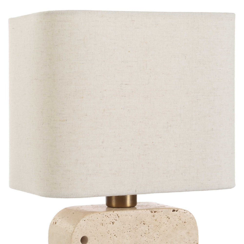 Uttermost Tusk Travertine Accent Lamp UT-30609-1