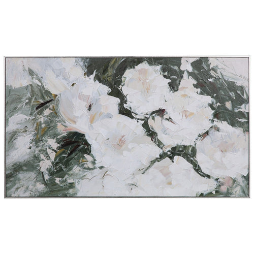 Sweetbay Magnolias - 57 inch Hand Painted Art - 57 inches wide by 2.25 inches deep