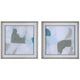 Mist Shapes - Framed Print (Set of 2)-25.38 Inches Tall and 25.38 Inches Wide